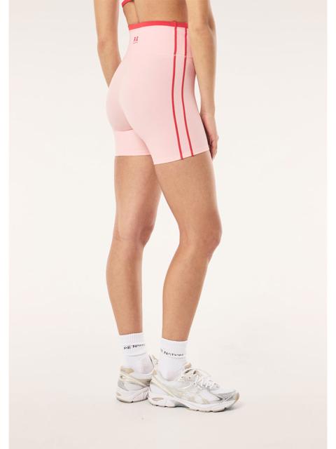 P.E NATION RADAR 5" BIKE SHORT IN SOFT PINK & STRAWBERRY