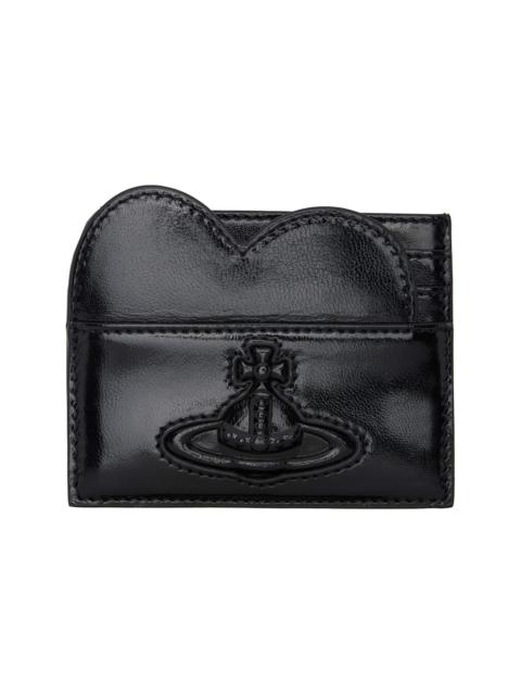 Vivienne Westwood Black Heart Card Holder