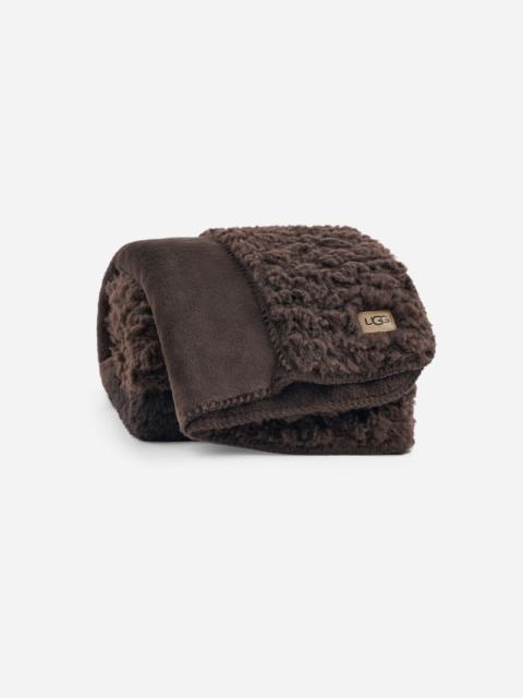 UGG ® Harlan Throw 50"x70" Blankets in Burnt Cedar