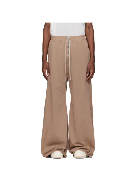Rick Owens DRKSHDW Beige Temple Geth Belas Sweatpants