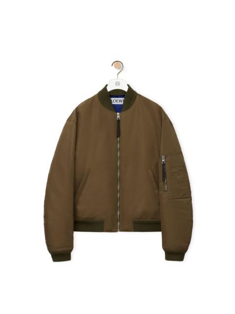 Bomber jacket in nylon