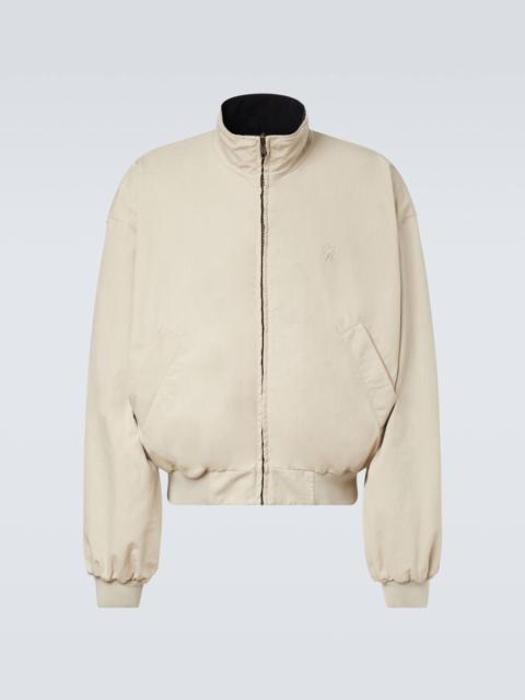 BALENCIAGA Reversible cotton-blend blouson jacket