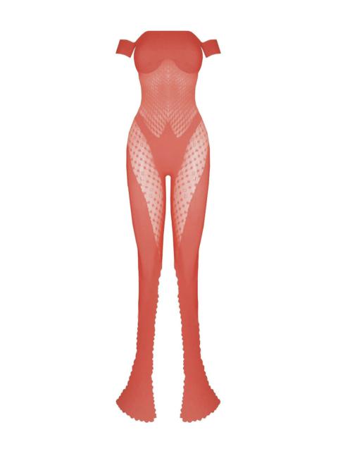 POSTER GIRL JUNIA JUMPSUIT IN BURNT HENNA