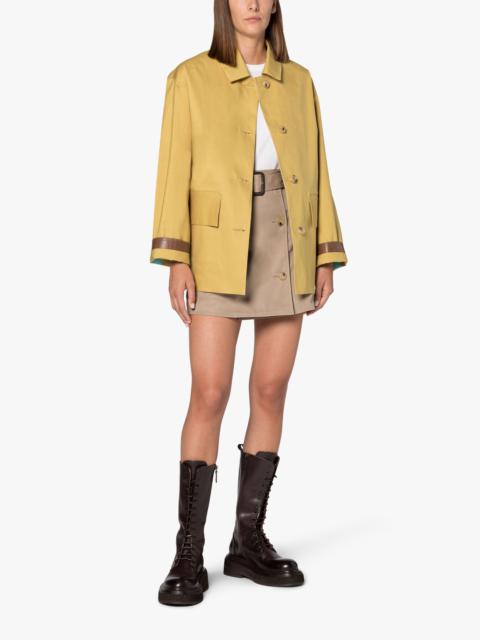 Mackintosh ZINNIA BURNISH GOLD BONDED COTTON JACKET