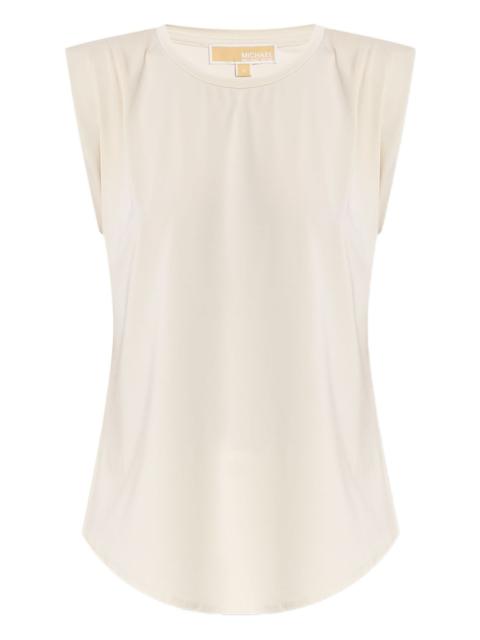 MICHAEL KORS padded-shoulder top