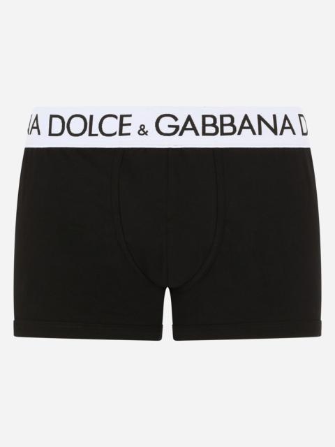 Dolce & Gabbana Two-way-stretch cotton jersey regular-fit boxers