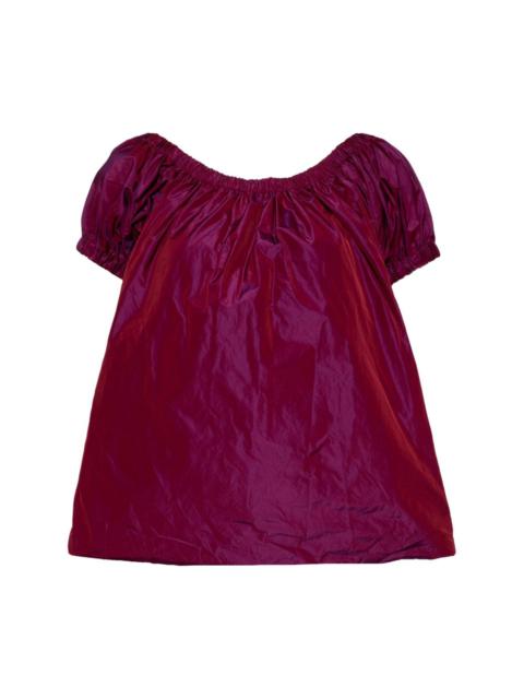 Molly Goddard babydoll taffeta blouse