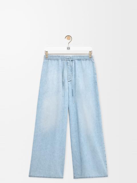 Loewe Drawstring trousers in denim
