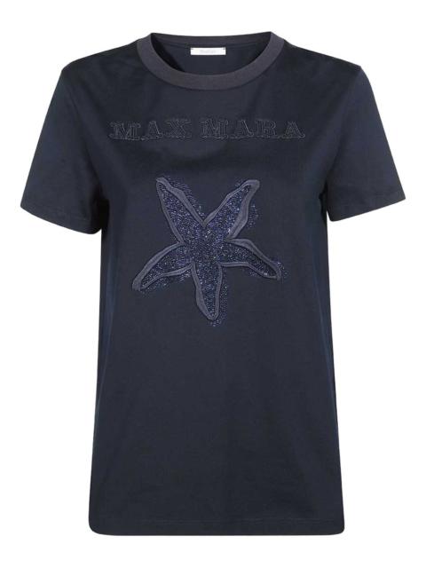 Max Mara starfish-embellished cotton T-shirt