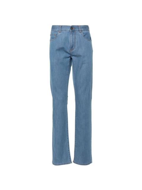 Canali mid-rise slim-fit jeans