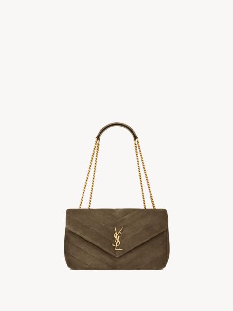 SAINT LAURENT LOULOU MEDIUM IN MATELASSÉ SUEDE