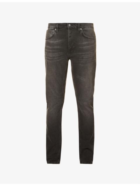 Nudie Jeans Lean Dean slim-fit mid-rise stretch-denim tapered jeans