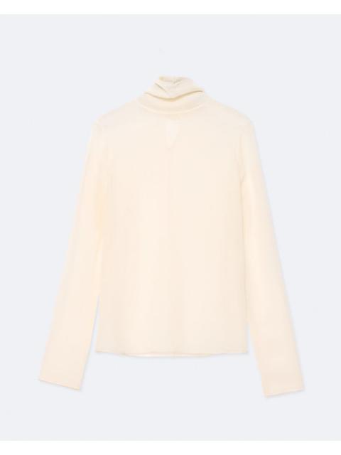 ALLSAINTS KUMI HIGH-NECK SILK TOP