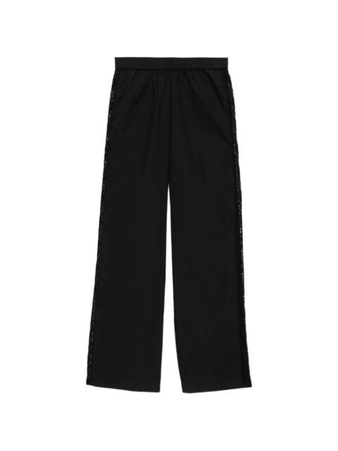 MSGM lace panel trousers