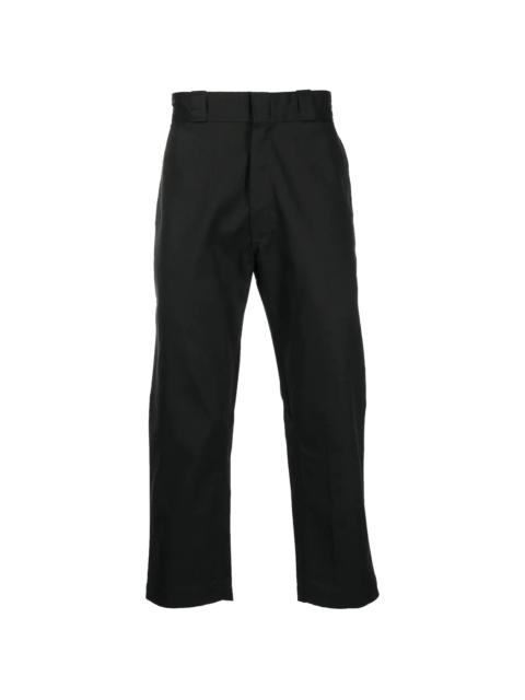 tailored-cut cropped trousers