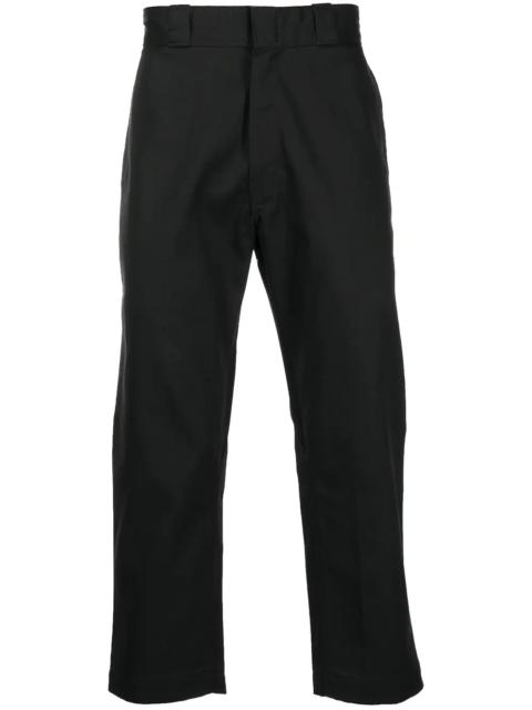 tailored-cut cropped trousers