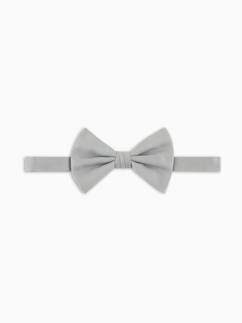 GIORGIO ARMANI Large silk pre-tied bow tie