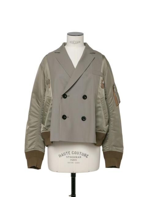 sacai Suiting x Nylon Twill Jacket