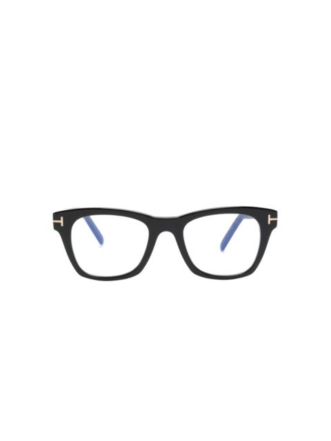 square-frame glasses