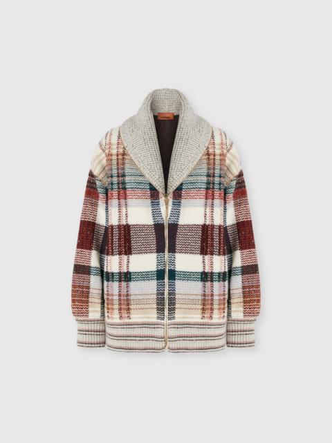 Missoni Quilted jacket with check pattern
