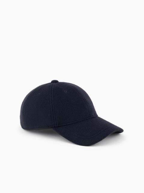 EMPORIO ARMANI Wool cloth baseball cap