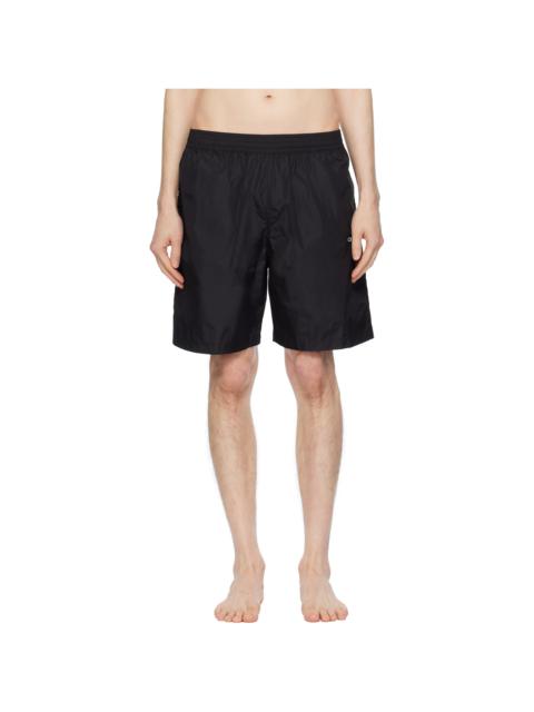 Off-White Black Diag Outline Surfer Swim Shorts