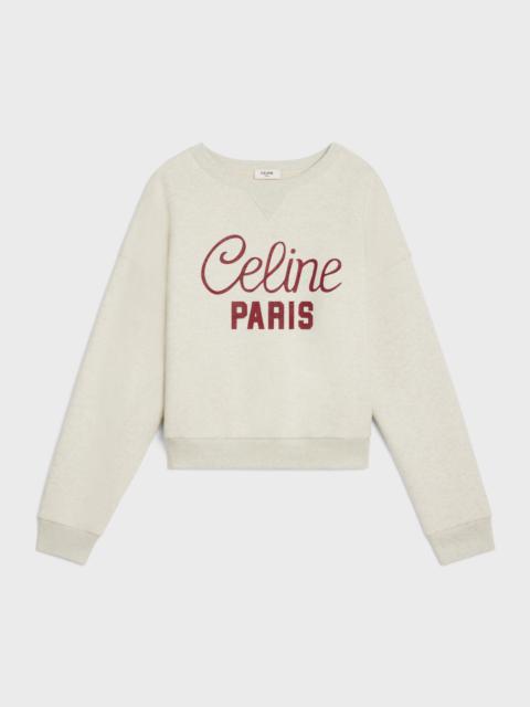 CELINE celine sweatshirt in cotton fleece