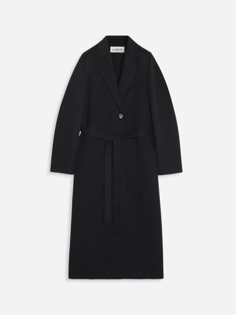 Lanvin SINGLE-BREASTED TAILORED COAT IN PURE CASHMERE