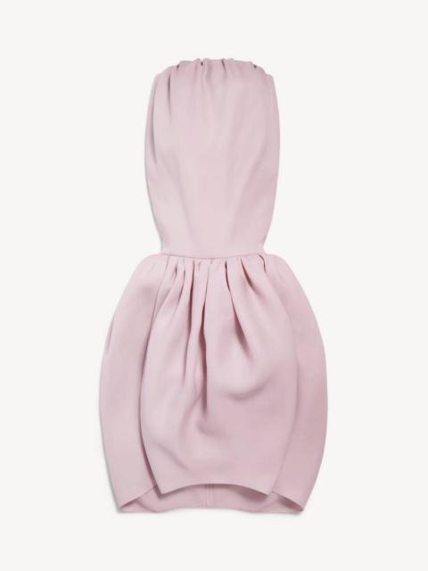 BALENCIAGA Women's Double Maxi Ballon Dress in Dusty Pink