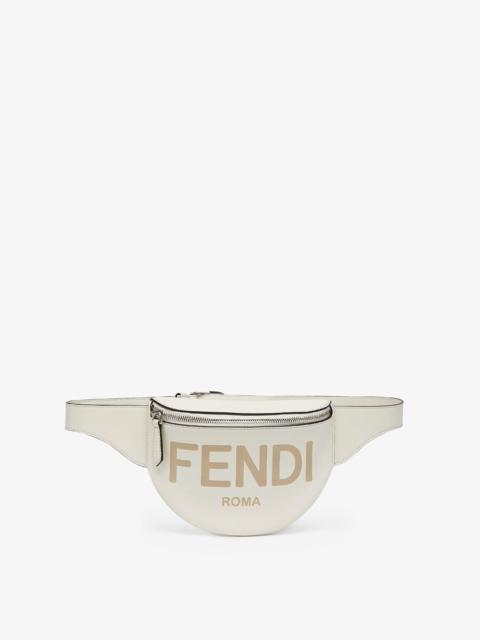 FENDI White leather belt bag