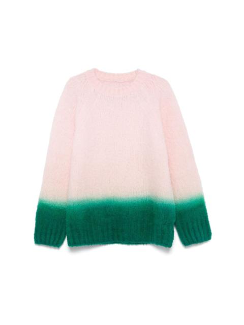 ombré-effect sweater