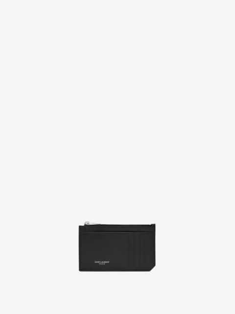 SAINT LAURENT 파리 Fragments 가죽 카드 홀더