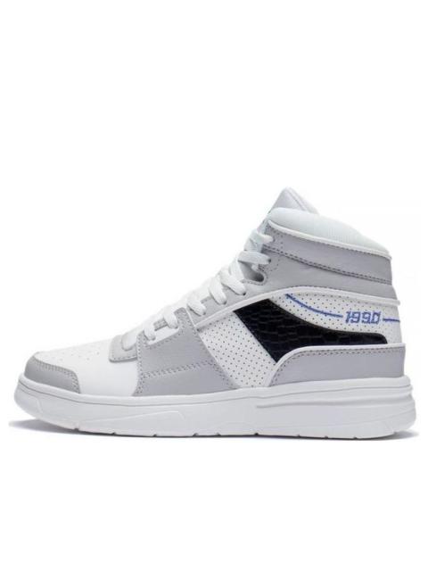 (WMNS) Li-Ning WeiWu High Top Shoes 'White Grey' ABCS098-1