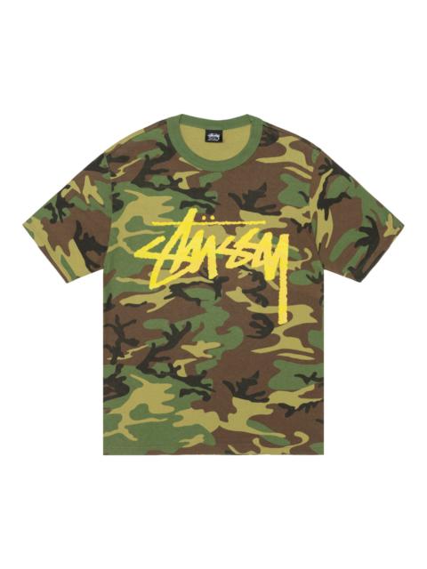 Stussy Stock Camo Tee 'Camo/Yellow'