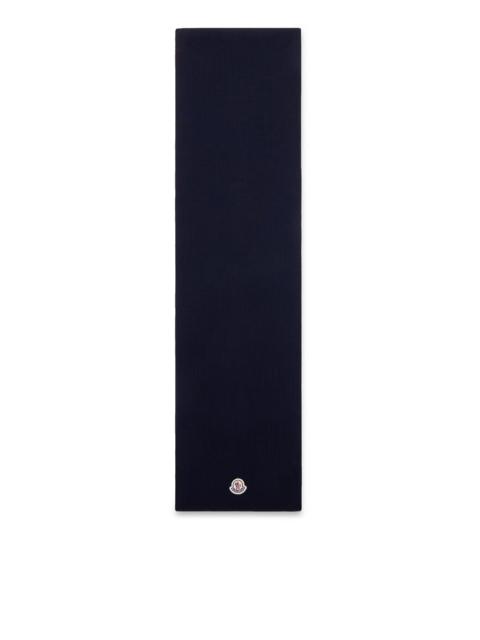 Moncler Moncler Men Wool Scarf With Logo