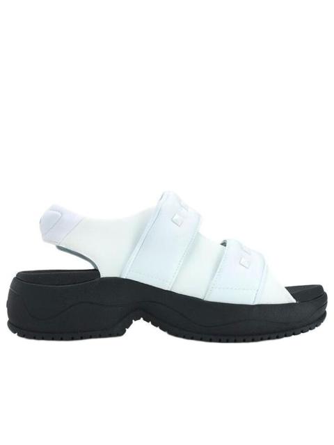 FILA (WMNS) FILA Puff Sandals 'White Black' F12W321401FWA