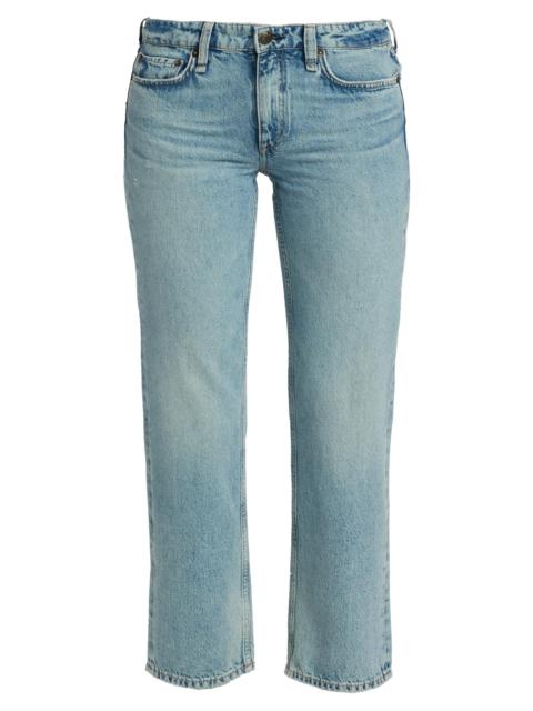 rag & bone Women's Harlow Low-Rise Straight-Leg Crop Jeans - Vista