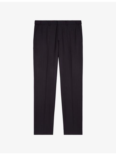 The Kooples Pinstriped Straight-Leg Wool Trousers