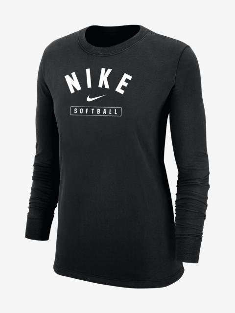 Nike Softball Women's Long-Sleeve T-Shirt