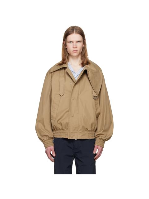 Dries Van Noten Beige Cotton Jacket