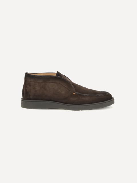 Santoni Suede slip-on Ankle Boots