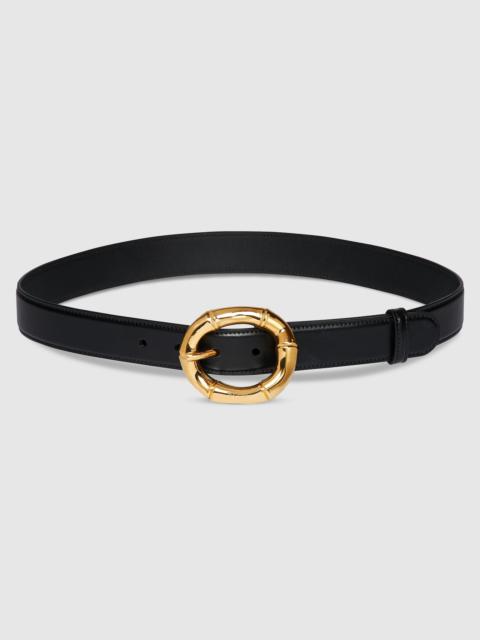 GUCCI Belt with round bamboo buckle