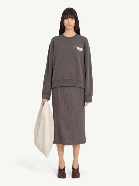 MM6 Maison Margiela Taped label sweatshirt