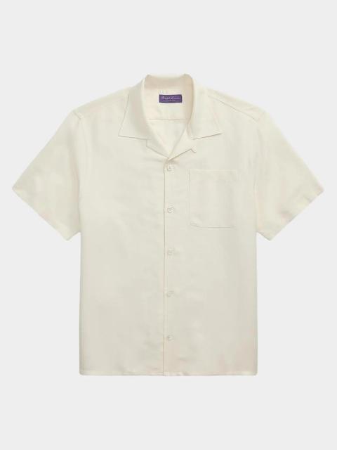 Polo Ralph Lauren Silk-Linen Camp Shirt