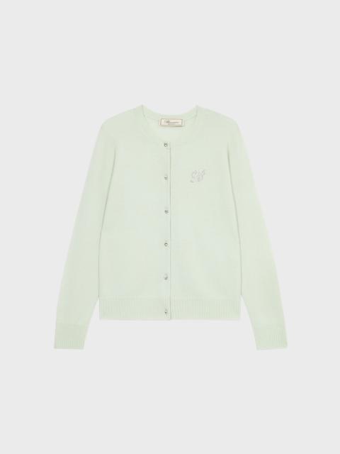 Blumarine CASHMERE CARDIGAN WITH JEWEL BUTTONS
