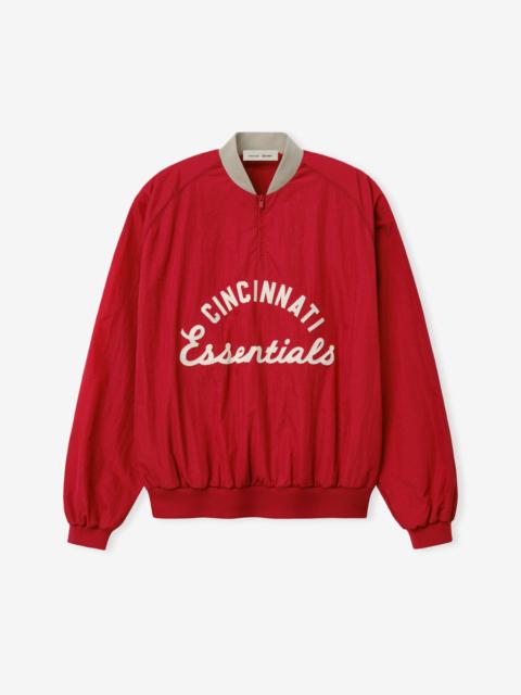 ESSENTIALS Reds Half Zip Pullover