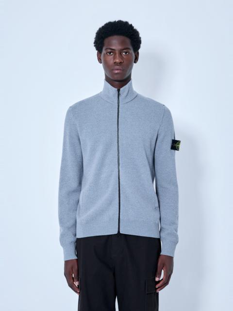 Stone Island Zip-Up Knit Sweater