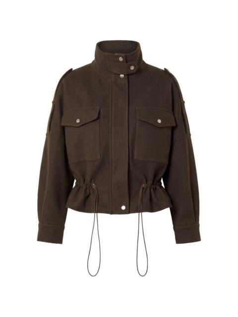 NICHOLAS drawstring-waist pocket-detail jacket