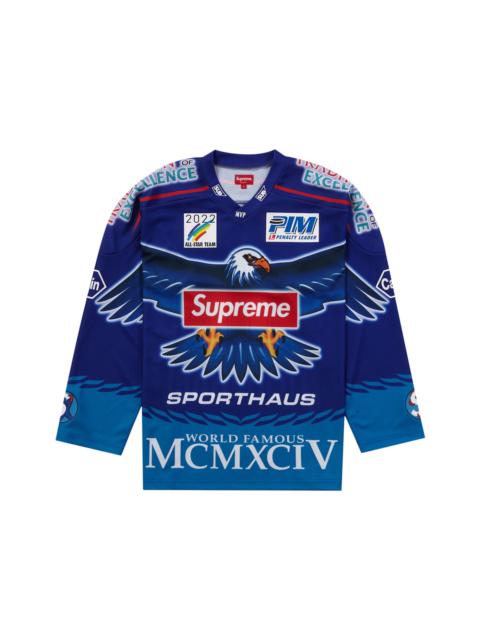 Supreme Eagle Moto Jersey Royal