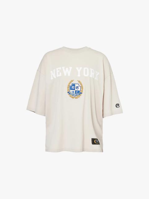 Champion New York brand-embroidered cotton-jersey T-shirt